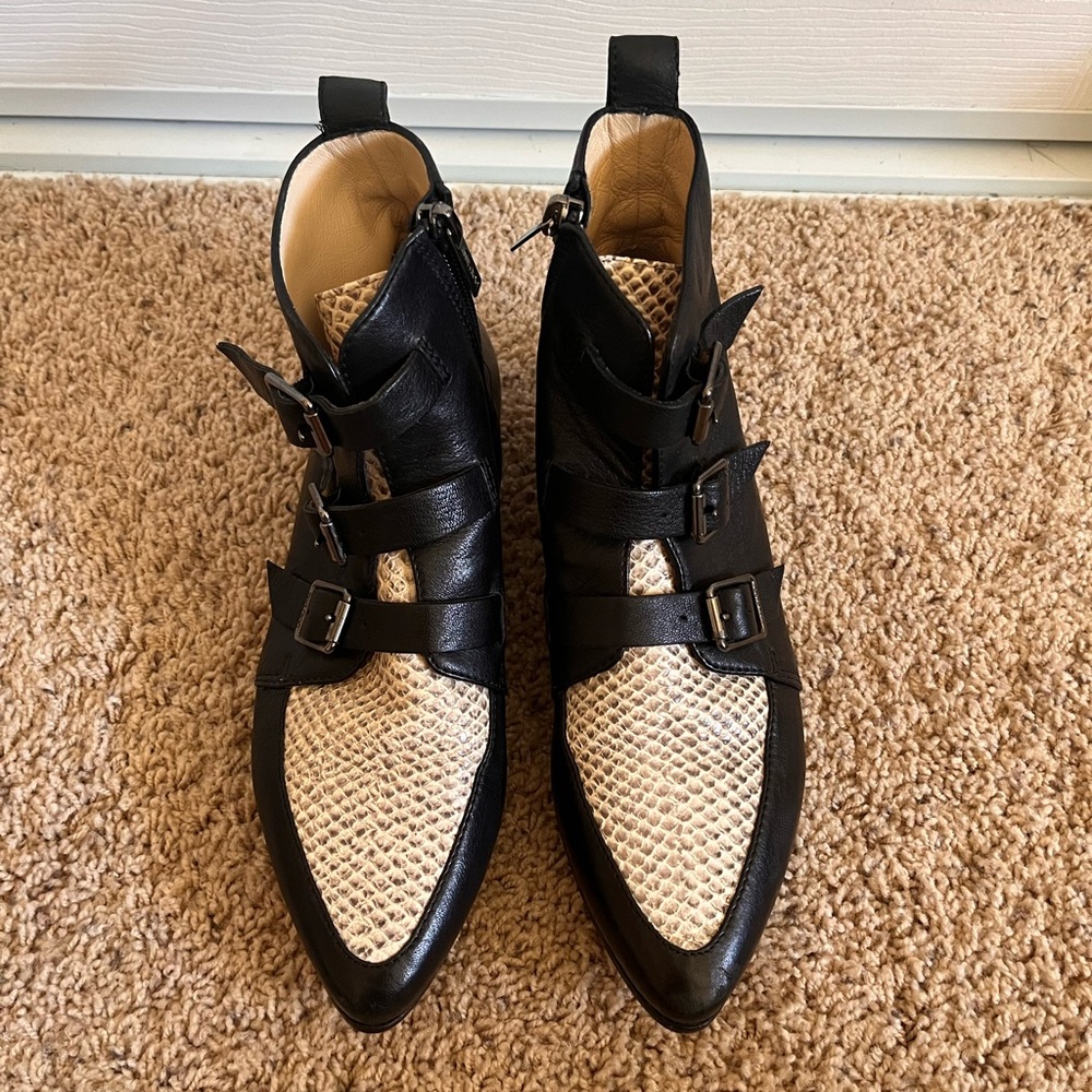 Jimmy Choo Snakeskin Marlin Boots